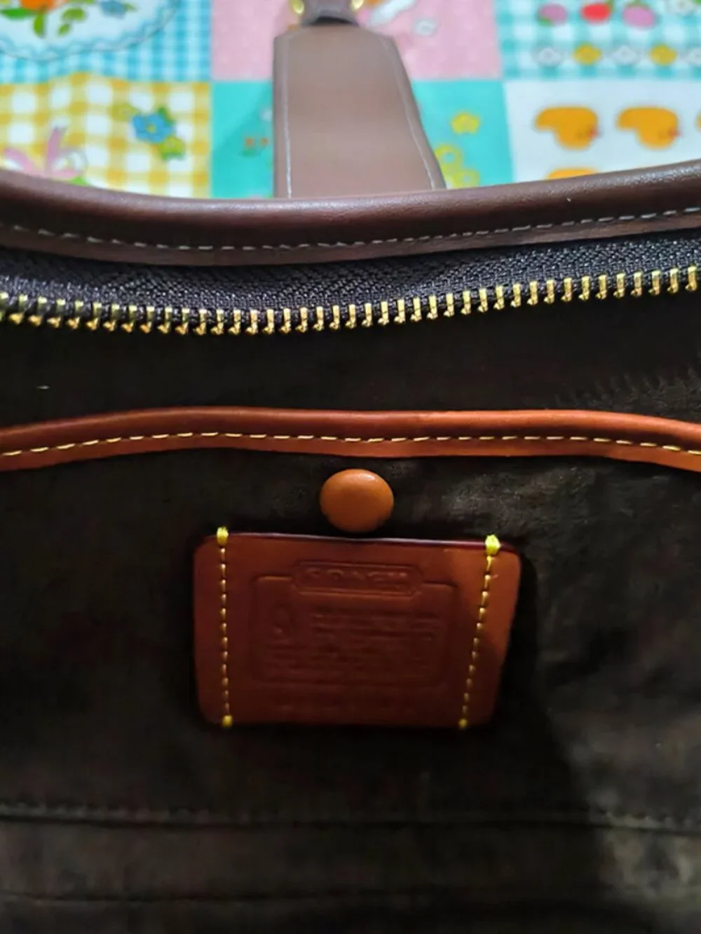 Coach Monogram Canvas Shoulder Bag - Picture 10 of 10